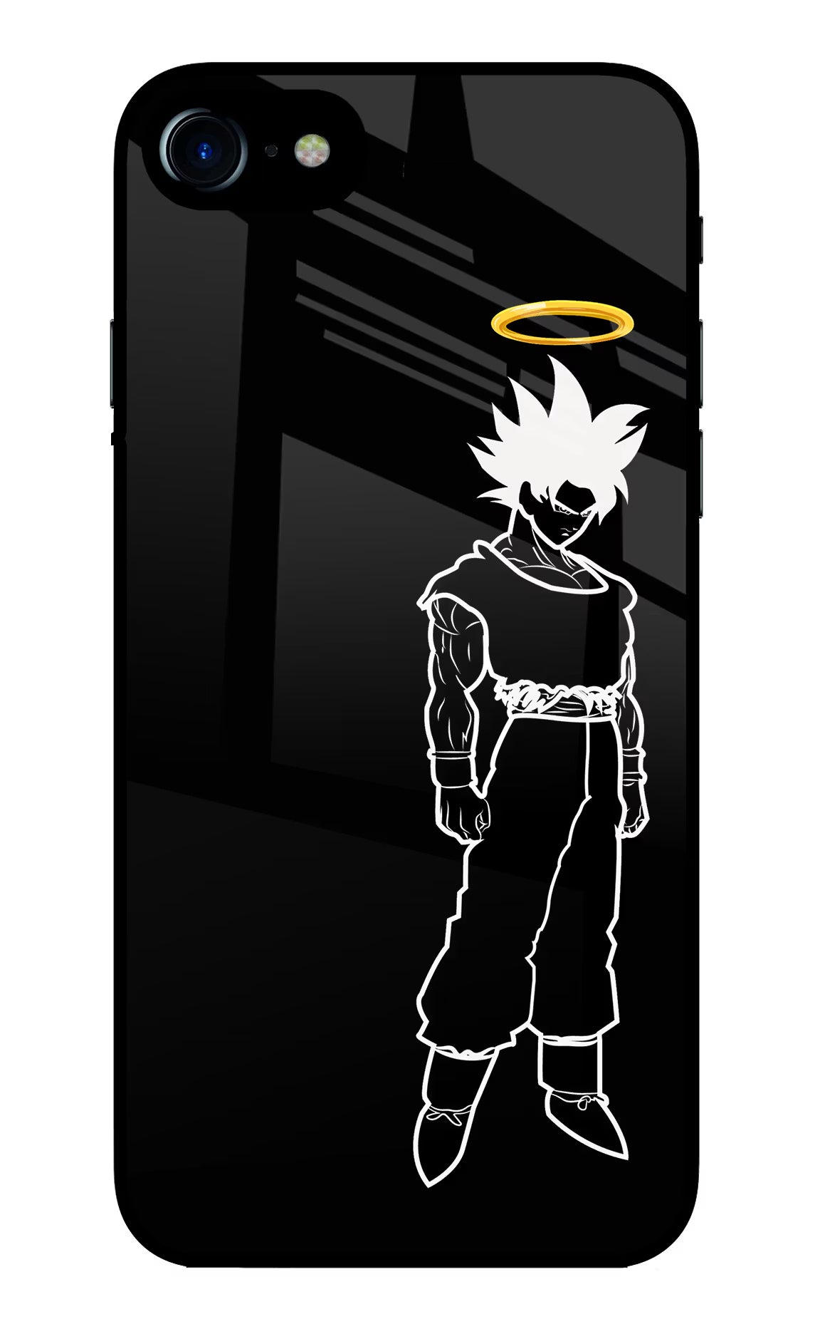 DBS Character iPhone 8 Glass Case Back Cover by Casekaro