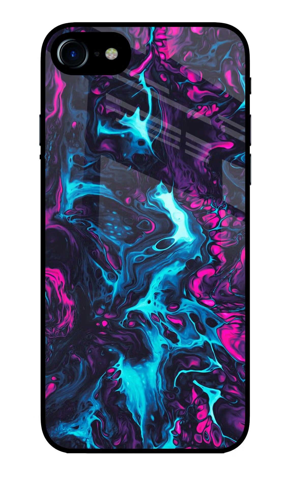 Abstract iPhone 8 Glass Case Back Cover by Casekaro