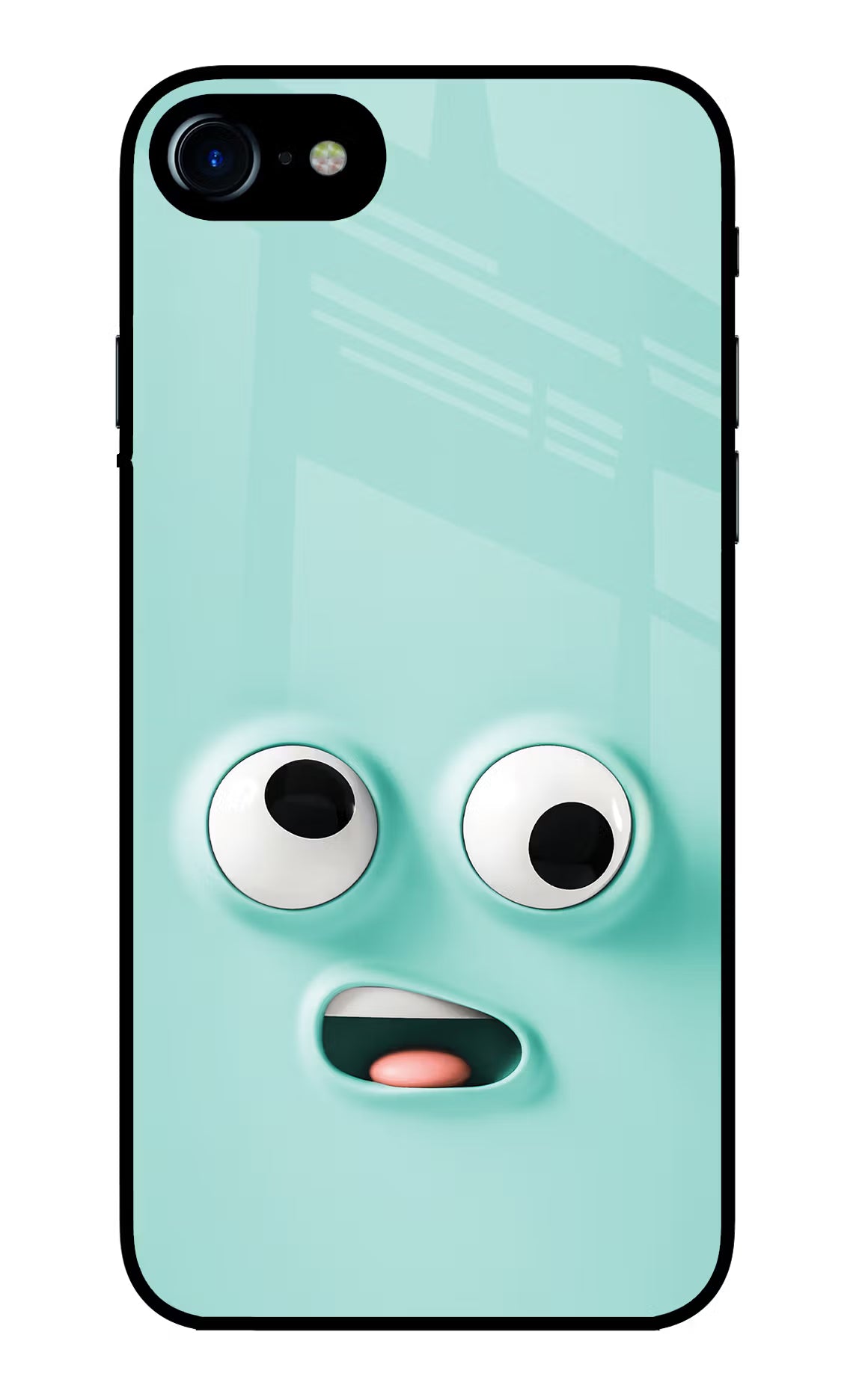 Funny Cartoon iPhone 8 Glass Case