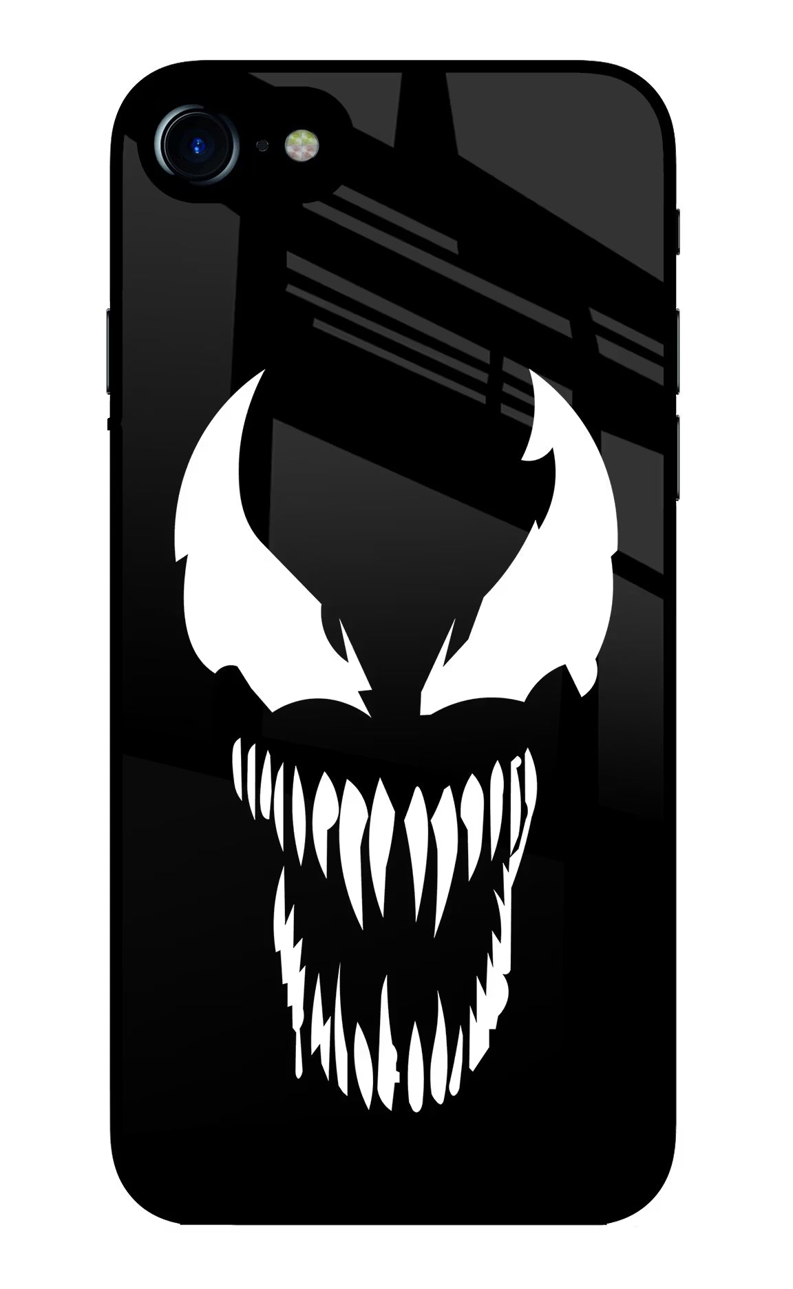 Venom iPhone 8 Glass Case Back Cover by Casekaro