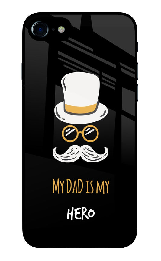 My Dad Is My Hero iPhone 8/SE 2020 Glass Case