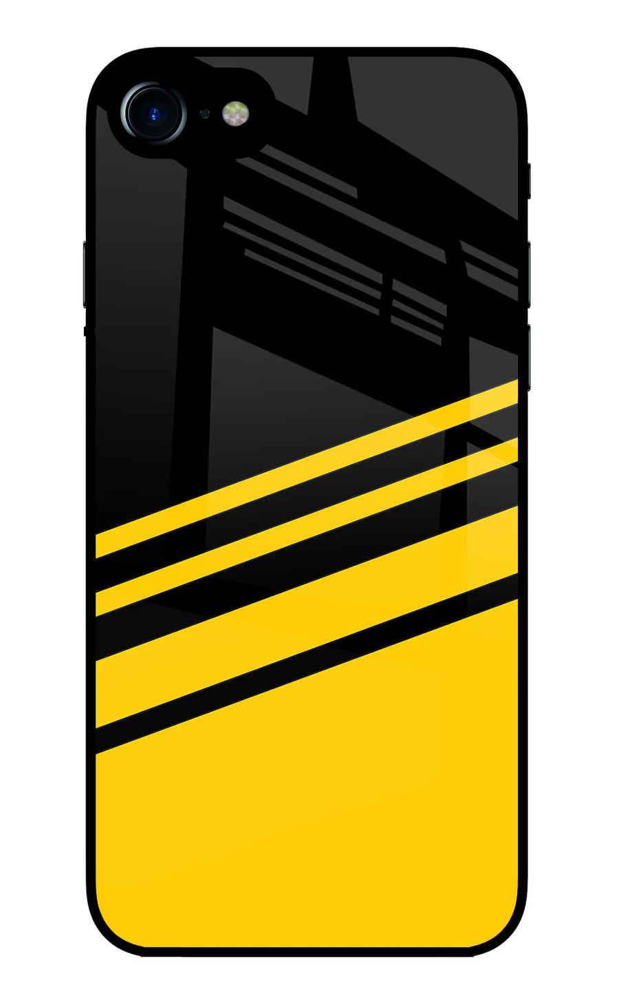 Yellow Shades iPhone 8 Back Cover, Glass case