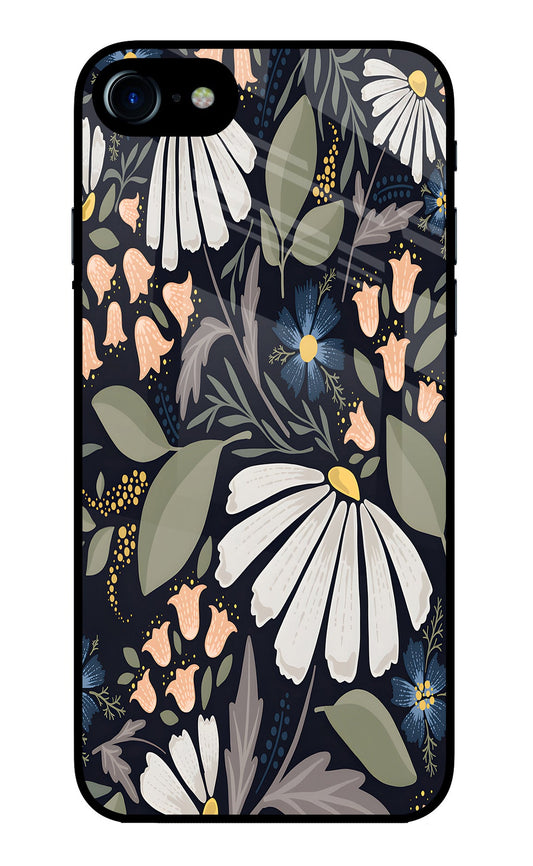 Flowers Art iPhone 8/SE 2020 Glass Case