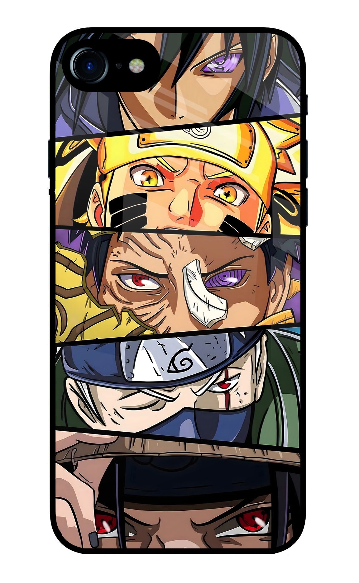 Naruto Character iPhone 8/SE 2020 Glass Case
