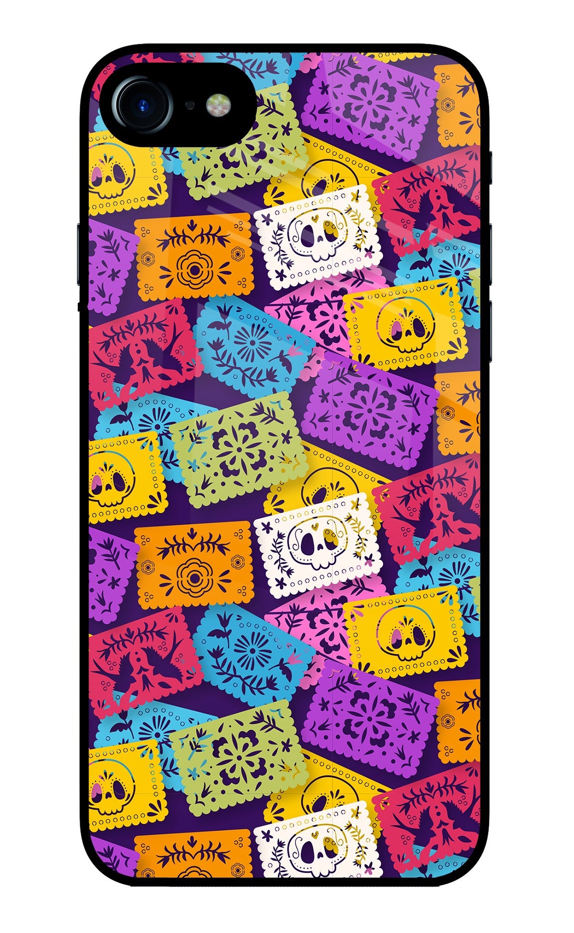 Mexican Pattern iPhone 8/SE 2020 Glass Case