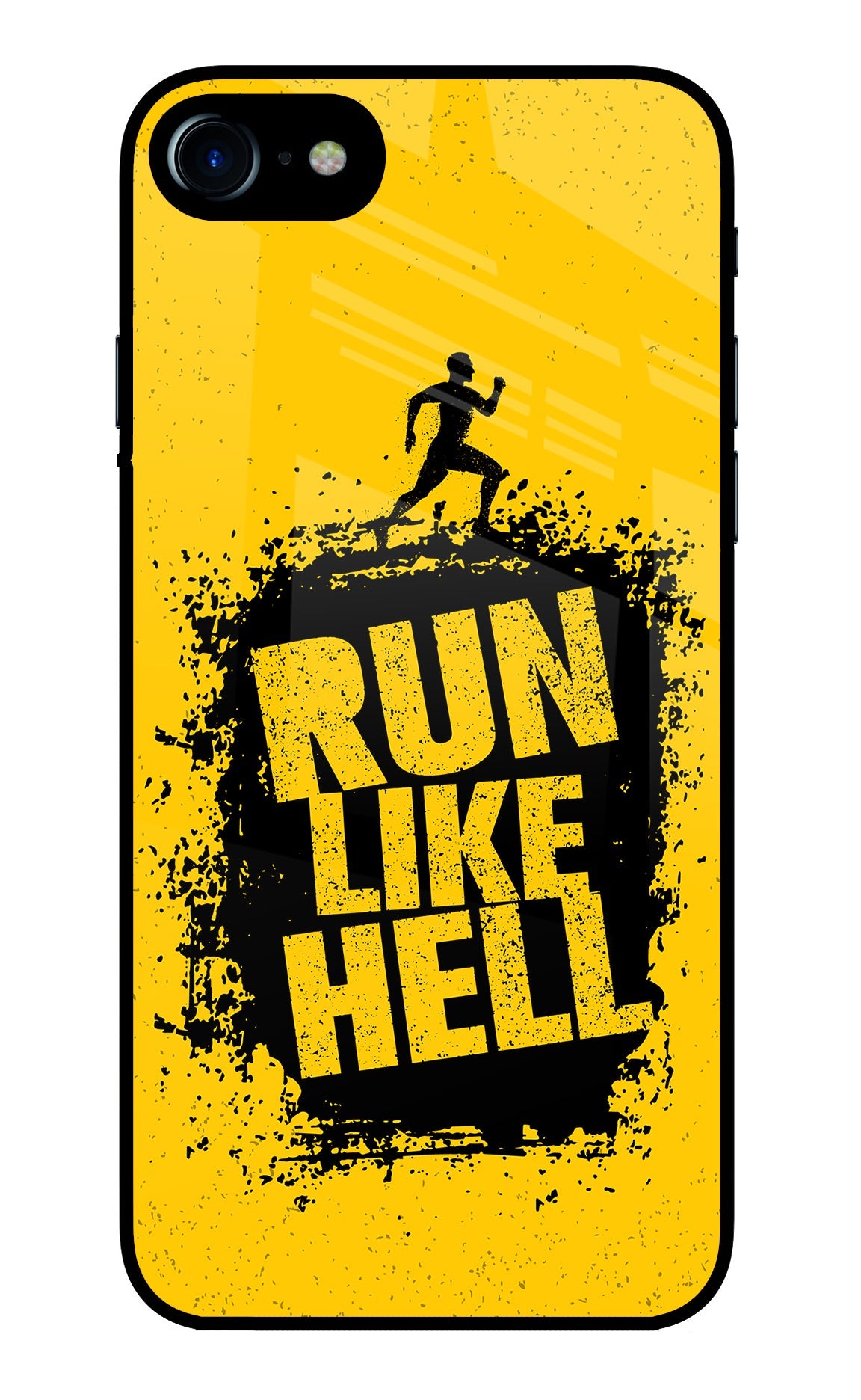 Run Like Hell iPhone 8/SE 2020 Glass Case