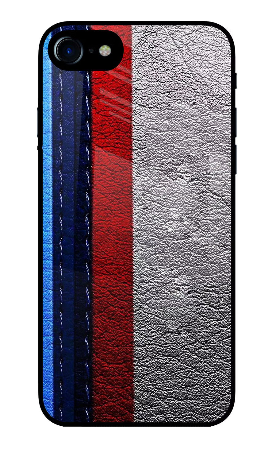 BMW Stripes iPhone 8 Back Cover, Glass case