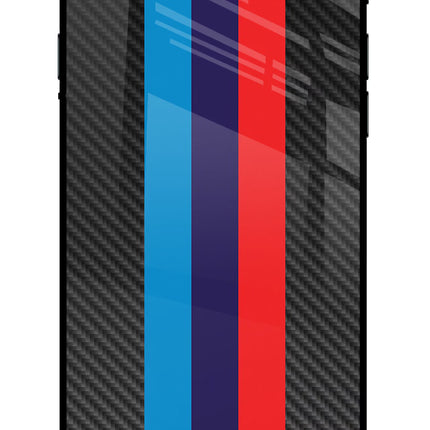 BMW Stripes Pattern iPhone 8 Glass Case