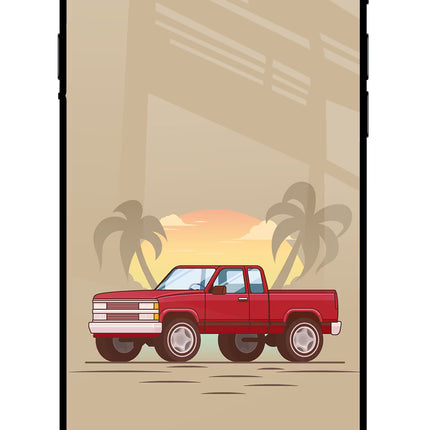 Desert Classic Drive iPhone 8 Glass Case