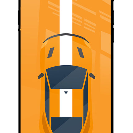 Highway Pursuit iPhone 8 Glass Case