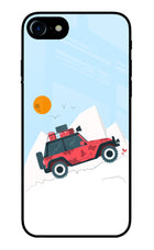 Mountain Trail Beast iPhone 8 Glass Case