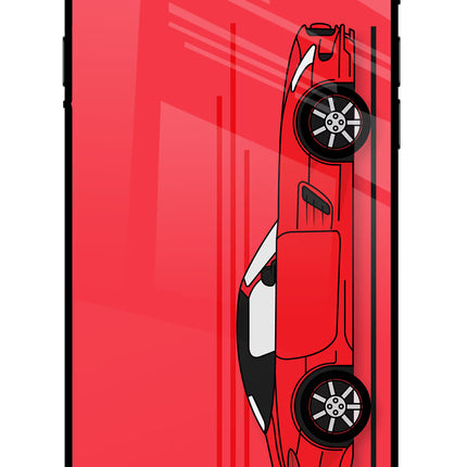 Red Velocity iPhone 8 Glass Case