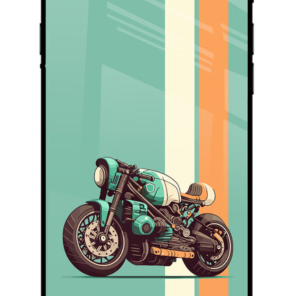 Striped Moto Drift iPhone 8 Glass Case