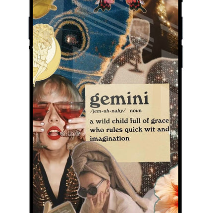 Gemini Zodiac iPhone 8 Glass Case