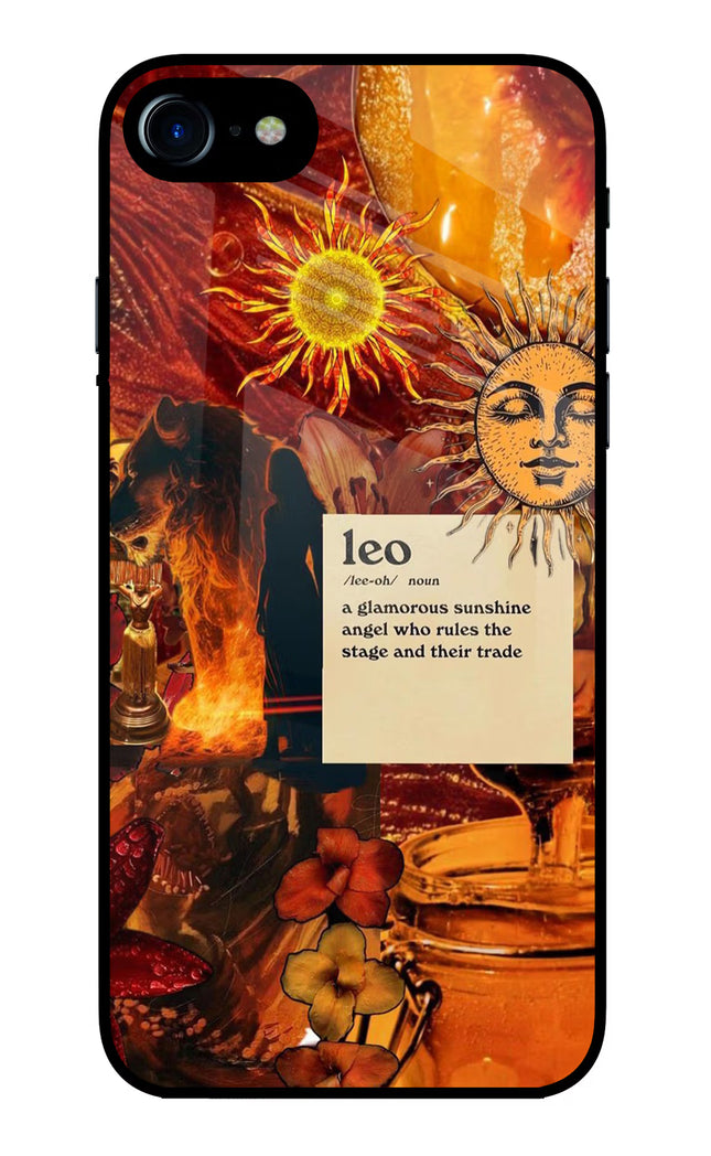 Leo Zodiac iPhone 8 Glass Case