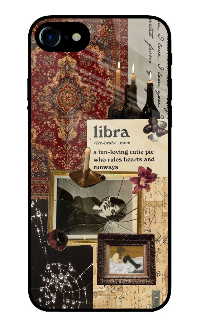 Libra Zodiac iPhone 8 Glass Case