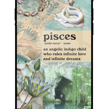 Pisces Zodiac iPhone 8 Glass Case