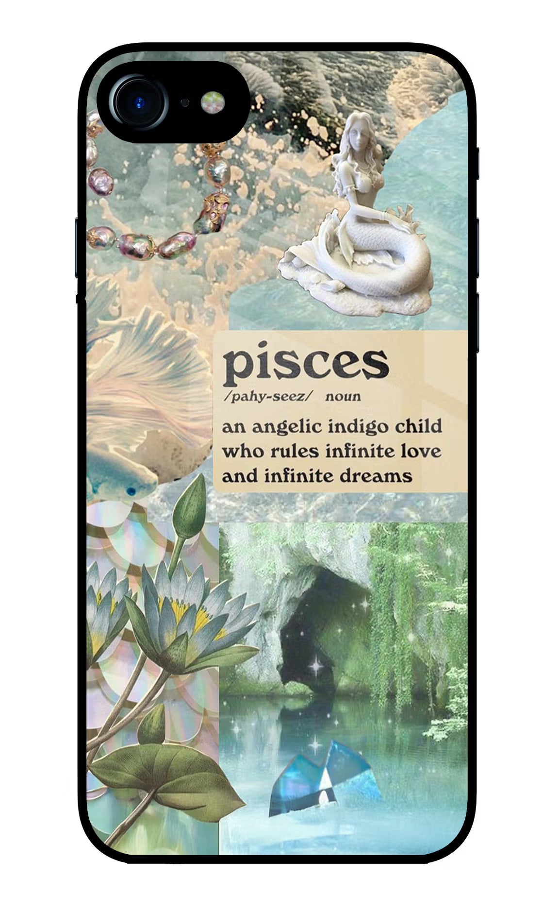 Pisces Zodiac iPhone 8/SE 2020 Glass Case