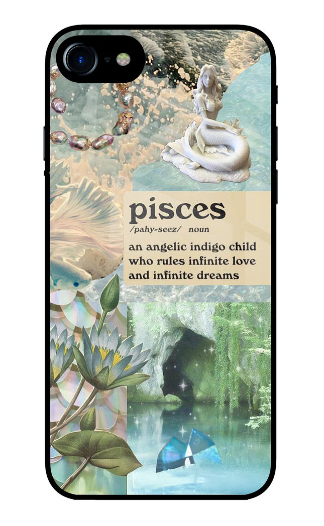 Pisces Zodiac iPhone 8 Glass Case