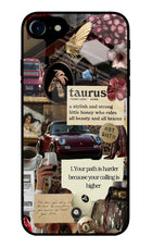 Taurus Zodiac iPhone 8 Glass Case