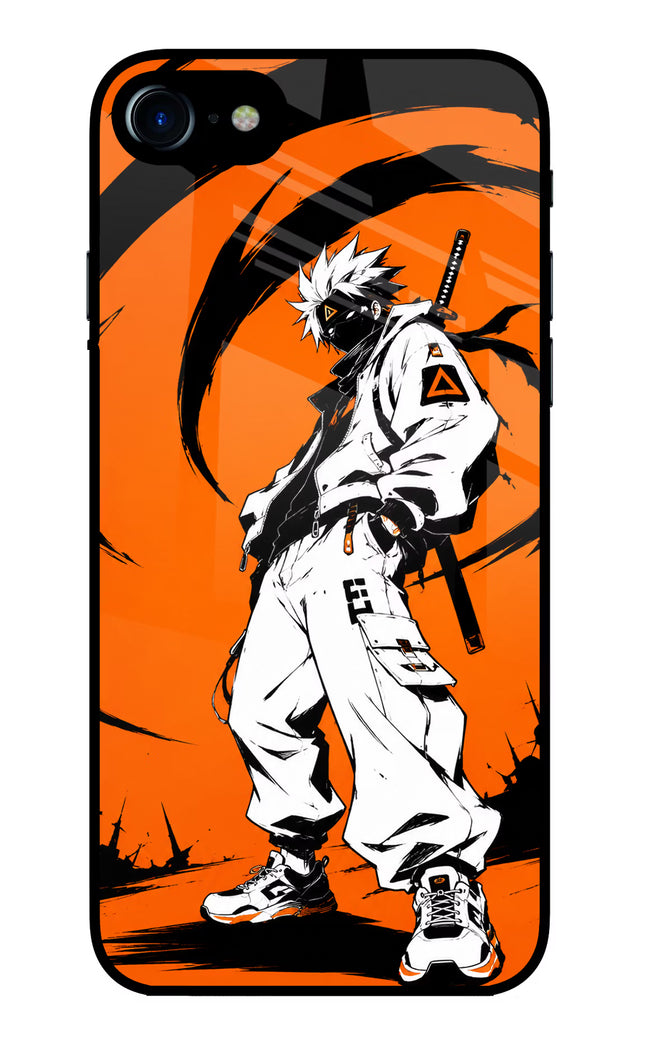 Street Samurai  iPhone 8 Glass Case