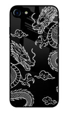 Twin Dragons iPhone 8 Glass Case