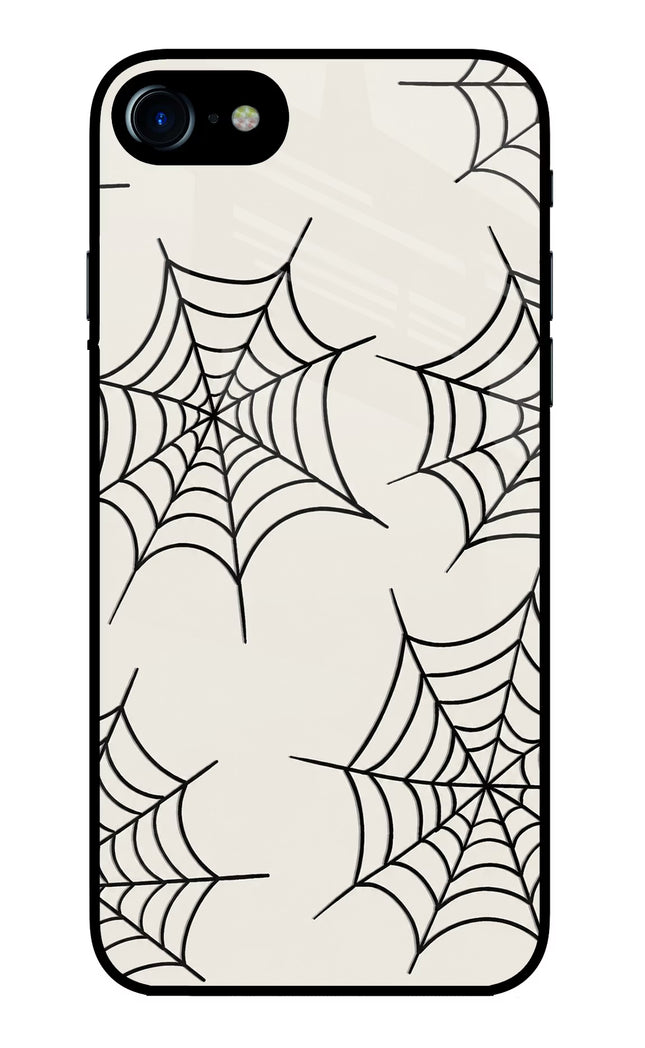 Spider Web iPhone 8 Glass Case