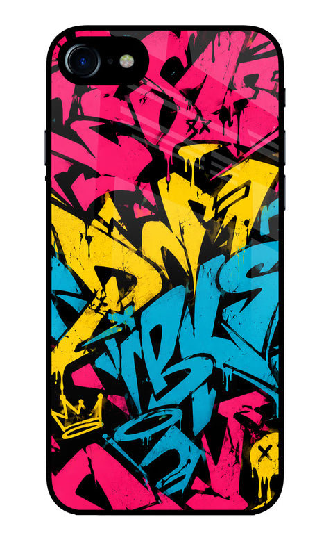 Graffiti Vibe iPhone 8 Glass Case