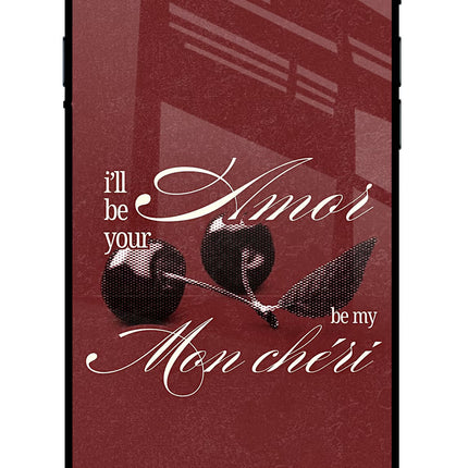 Velvet Cherry iPhone 8 Glass Case