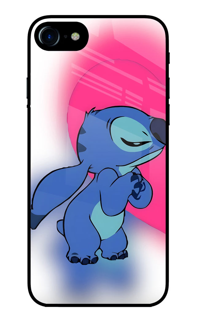 Stitch Hug iPhone 8 Glass Case