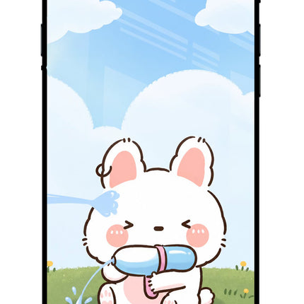 Bunny Treat iPhone 8 Glass Case