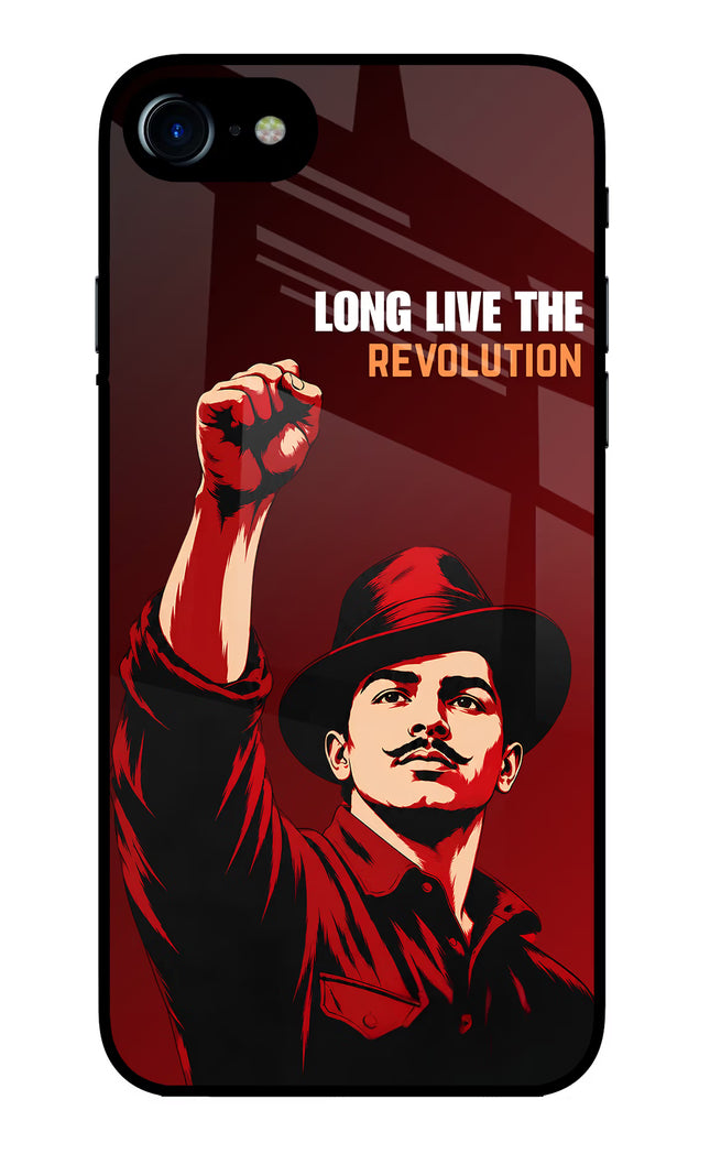 Bhagat Singh Revolution iPhone 8 Glass Case