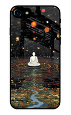 Space Monk iPhone 8 Glass Case