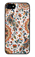 White Mayura iPhone 8 Glass Case