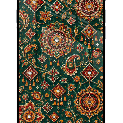 Green Pataka iPhone 8 Glass Case