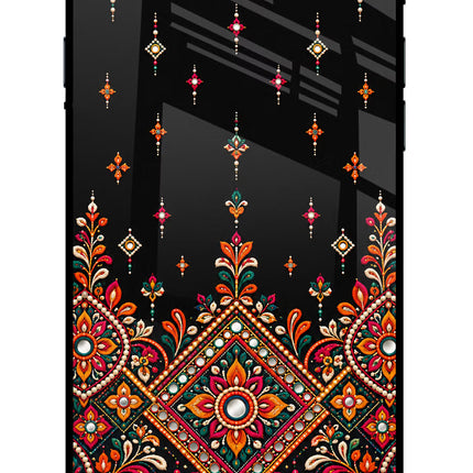 Noir Mehfil iPhone 8 Glass Case