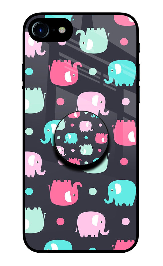 Baby Elephants iPhone 8/SE 2020 Glass Case