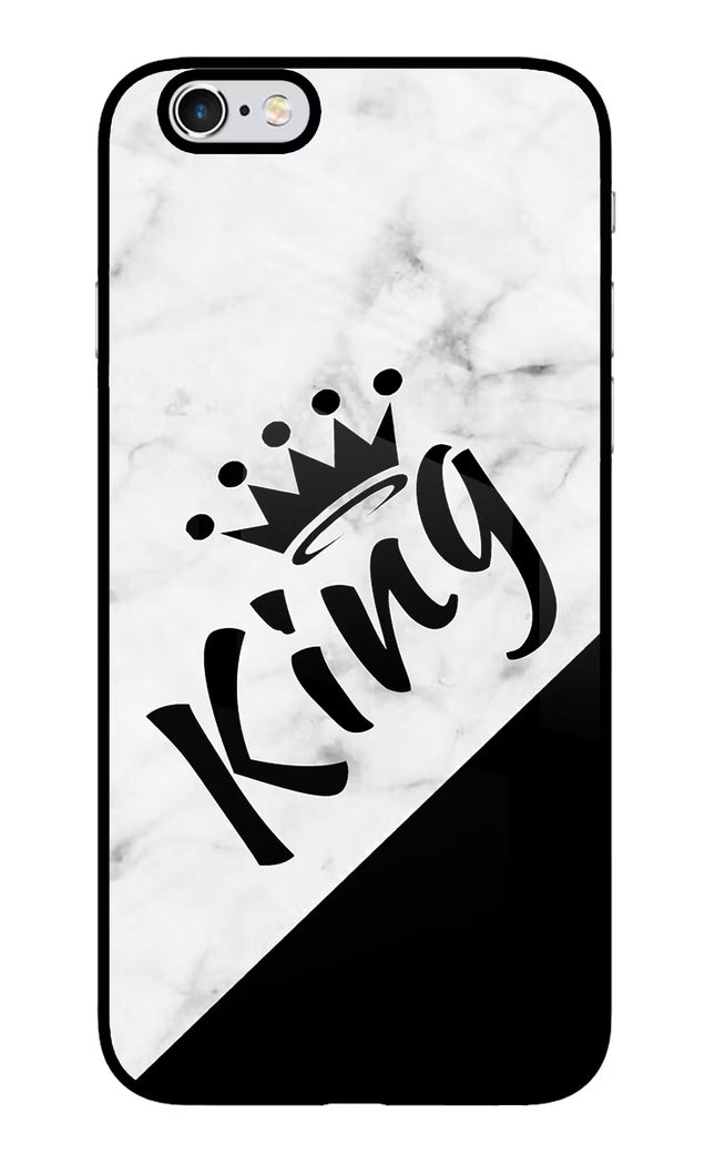 King iPhone 6 Plus/6s Plus Glass Case Back Cover by Casekaro
