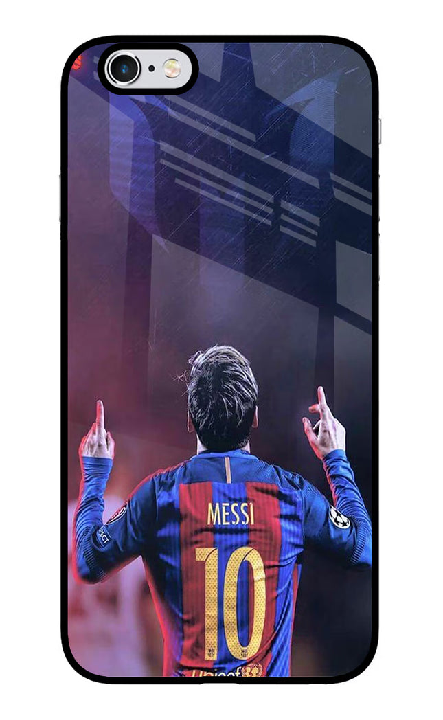Messi iPhone 6 Plus/6s Plus Glass Case Back Cover by Casekaro
