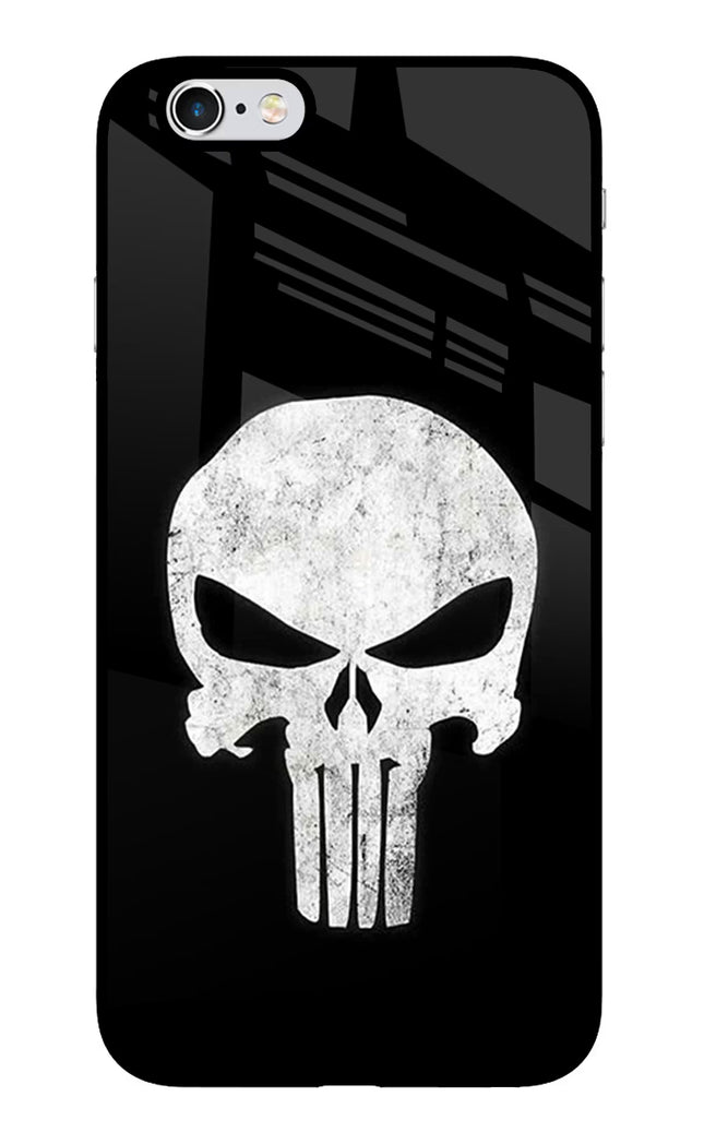 Punisher Skull iPhone 6 Plus/6s Plus Glass Case Back Cover by Casekaro