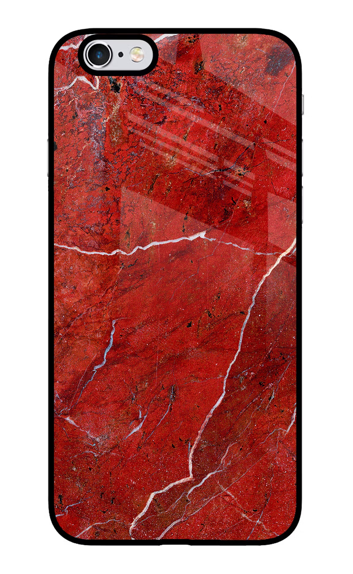 Red Marble Design iPhone 6 Plus/6s Plus Glass Case
