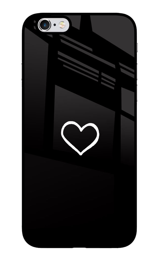 Heart iPhone 6 Plus/6s Plus Glass Case Back Cover by Casekaro