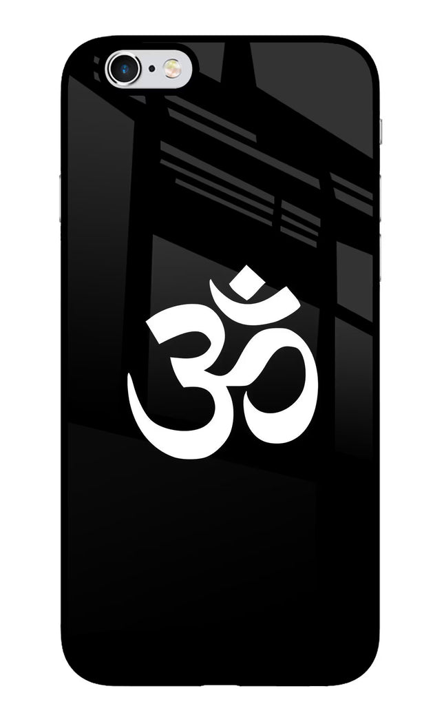 Om iPhone 6 Plus/6s Plus Glass Case Back Cover by Casekaro