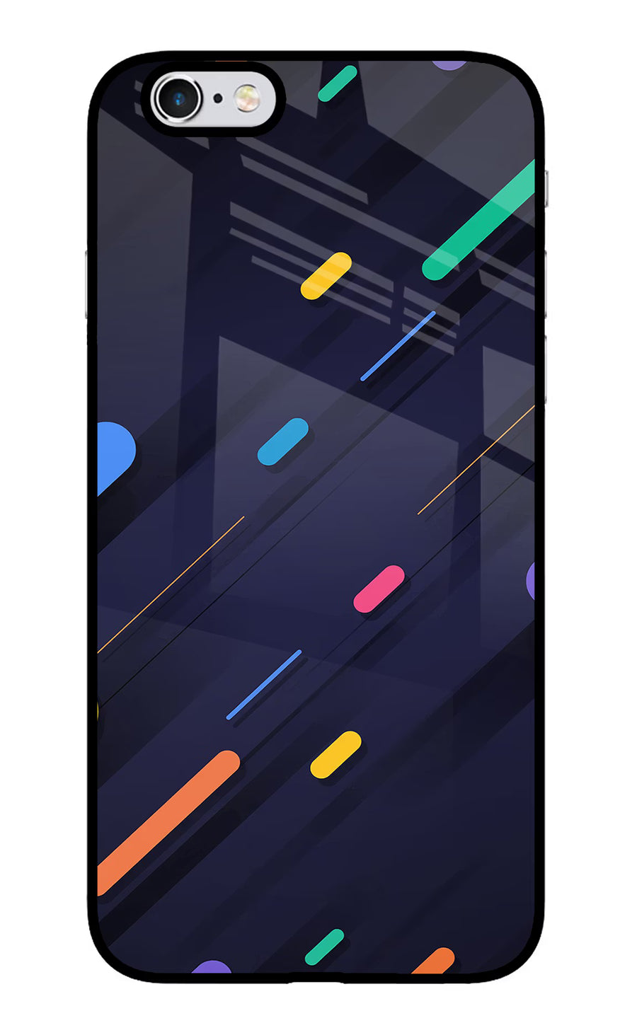 Abstract Design iPhone 6 Plus/6s Plus Back Cover, Glass case