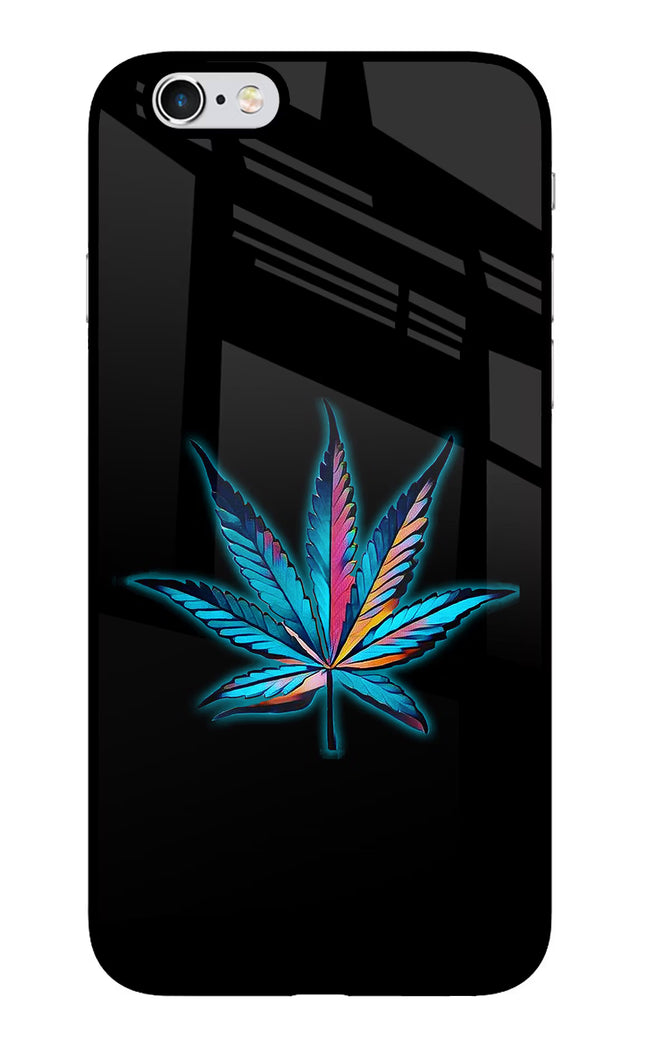 Weed iPhone 6 Plus/6s Plus Glass Case Back Cover by Casekaro