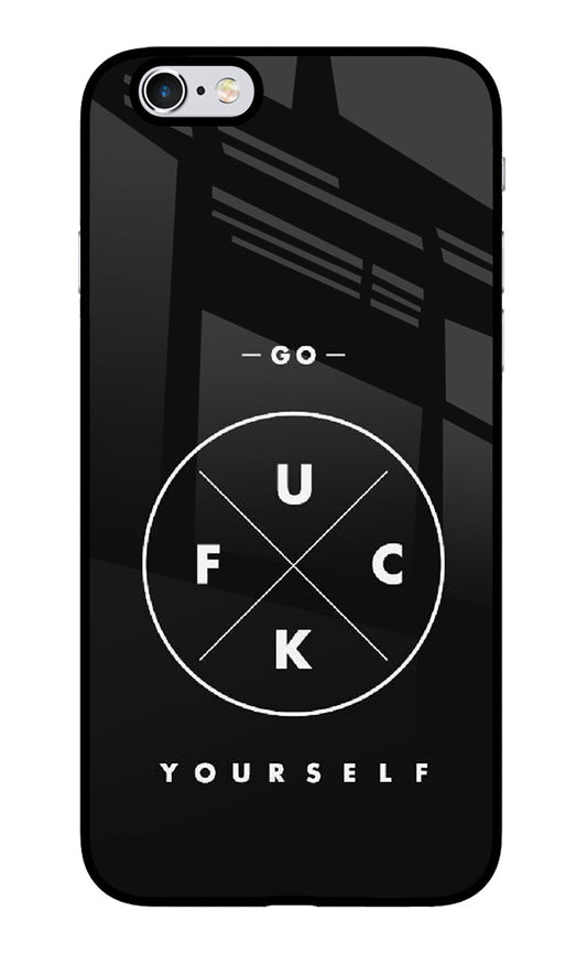 Go Fuck Yourself iPhone 6 Plus/6s Plus Glass Case