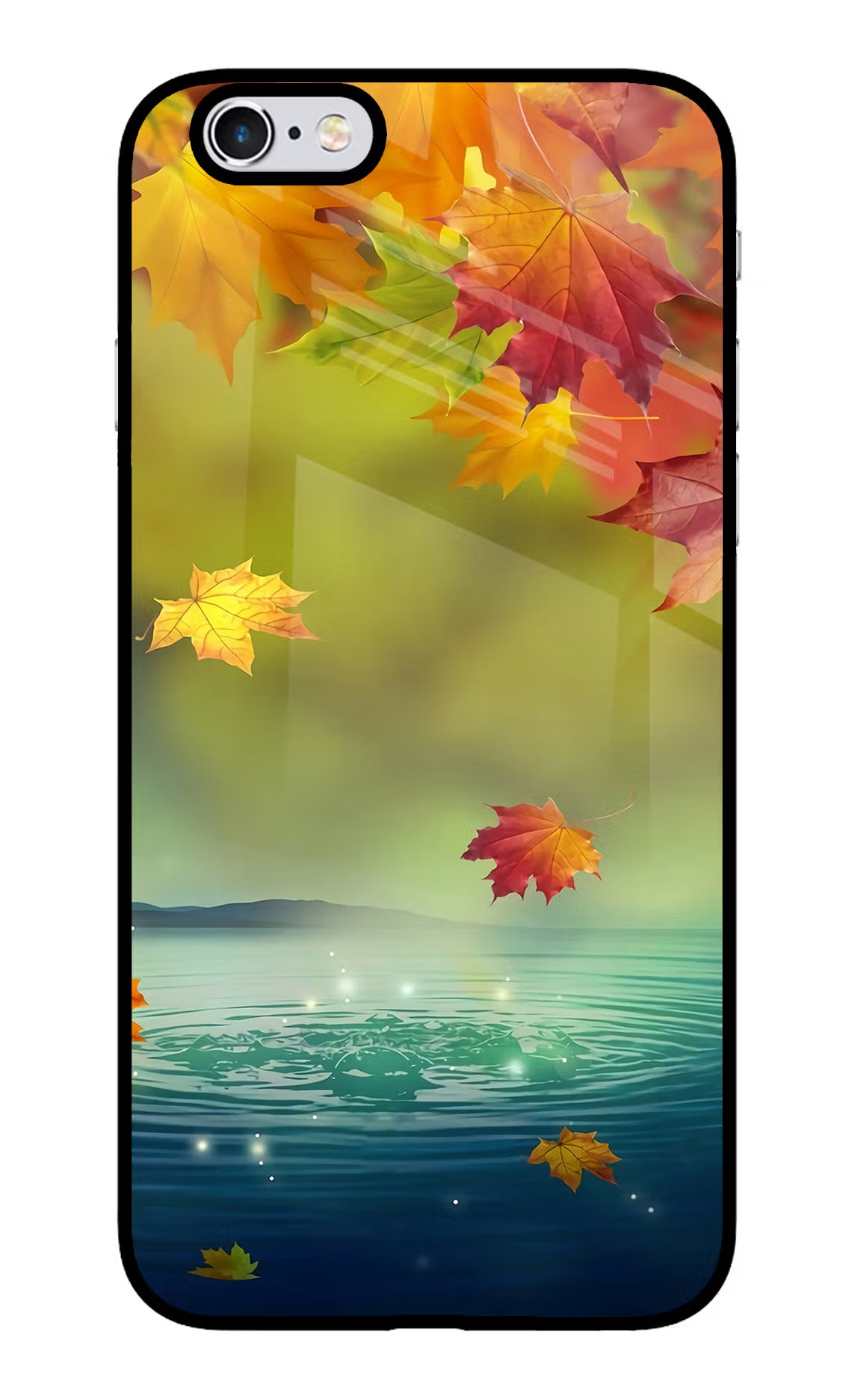 Flowers iPhone 6 Plus/6s Plus Glass Case Back Cover by Casekaro