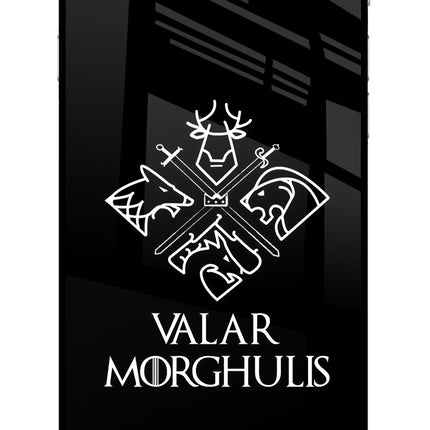 Valar Morghulis | Game Of Thrones iPhone 6 Plus/6s Plus Glass Case Back Cover by Casekaro