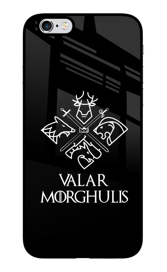Valar Morghulis | Game Of Thrones iPhone 6 Plus/6s Plus Glass Case Back Cover by Casekaro