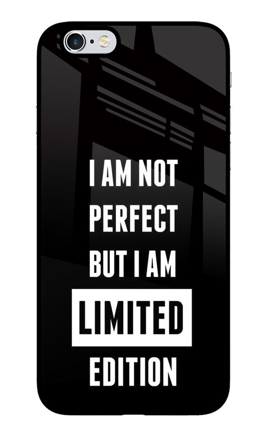 I Am Not Perfect But I Am Limited Edition iPhone 6 Plus/6s Plus Glass Case